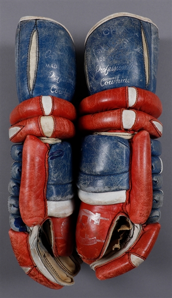 Montreal Canadiens Late-1960s Cooper Weeks Pro Model Game-Used Gloves