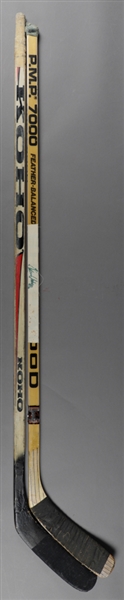Glenn Andersons Early-1990s Oilers/Maple Leafs and Esa Tikkanens 1997-98 Washington Capitals Game-Used Sticks