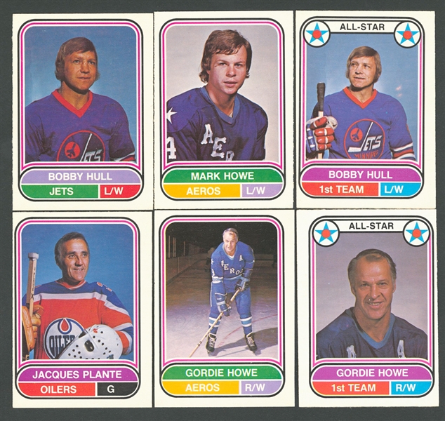 1975-76 O-Pee-Chee Hockey WHA Complete 132-Card Set