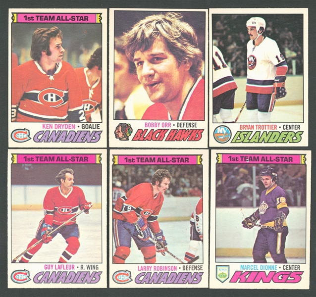 1977-78 O-Pee-Chee Hockey Complete High Grade 396-Card Set