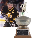 Ray Bourques 1995-96 Boston Bruins Elizabeth DuFresne Trophy with His Signed LOA (19")