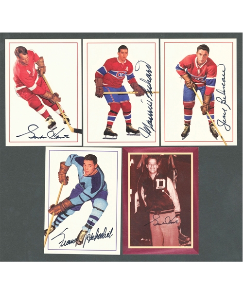 1993-94 Parkhurst "56-57" Signed Card Set (6), "66-67" Gordie Howe Signed Cards (2), Numerous 1990s Insert Sets/Near Sets, Game-Used Jersey Cards and Much More!
