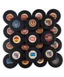 Converse (1969-77), Viceroy (1973-83) and Other Maker NHL/WHL Game Puck Collection of 90 Plus 40 Souvenir Pucks