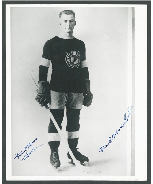 Deceased HOFer Frank "Moose" Goheen Double Signed St. Paul Athletic Club Hockey Team Photo from the E. Robert Hamlyn Collection