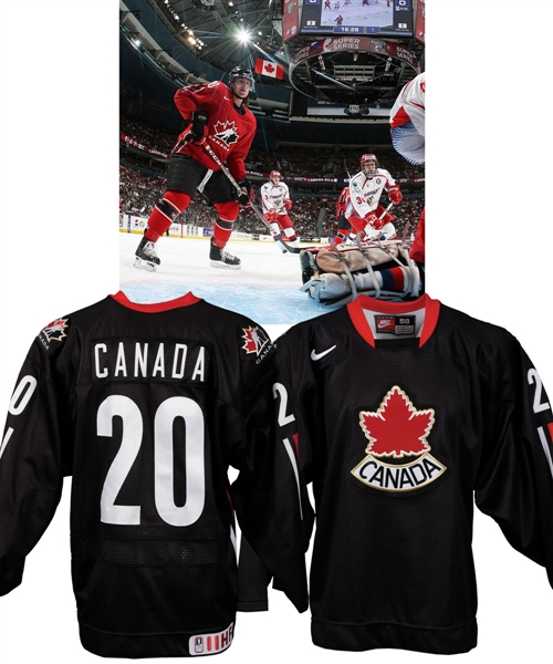 John Tavares 2007 Canada-Russia Super Series Team Canada Game-Worn Jersey 