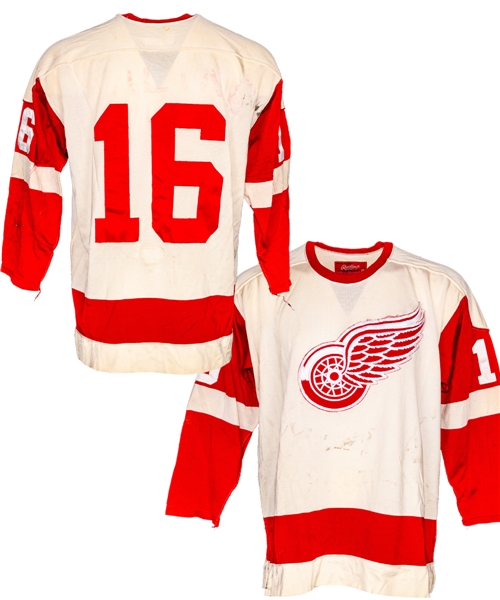 Circa Mid-to-Late-1970s Detroit Red Wings / AHL Adirondack Red Wings Worn Jersey