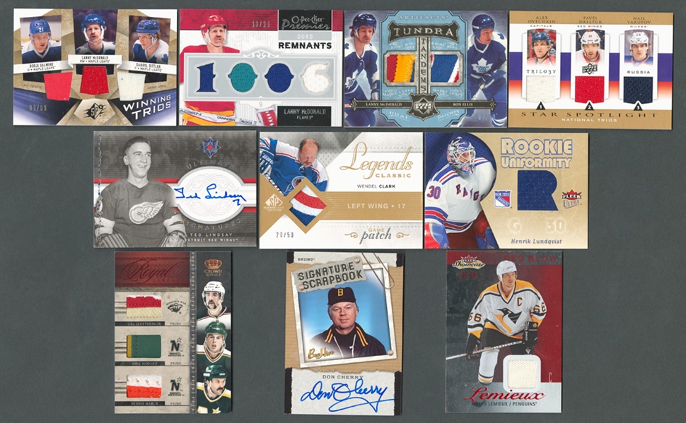 2000s-2010s ITG, SPX, Ultimate, Artifacts, Authentic Fabrics, Rookie Materials, Frozen Artifacts & Others Card Collection of 200+
