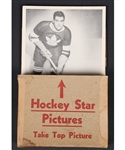 Scarce 1939-40 (1940-41) O-Pee-Chee Hockey Cards Store Vendor Dispensing Box Plus 1939-40 O-Pee-Chee V301-1 Hockey Card #1 of Reg Hamilton
