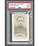 1923-24 William Paterson V145-1 Hockey Card #15 HOFer Howie Morenz RC - Graded PSA 2 (MK)