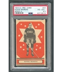 1933-34 O-Pee-Chee V304 Series "A" Hockey Card #23 HOFer Howie Morenz - Graded PSA 4.5