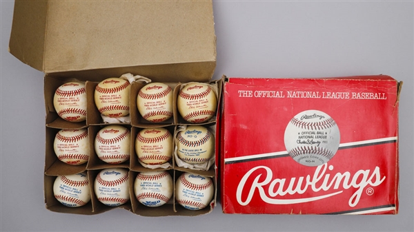 1983-1986 World Series Official Baseballs (23) and 1984 Olympics Official Ball Plus Others (4)
