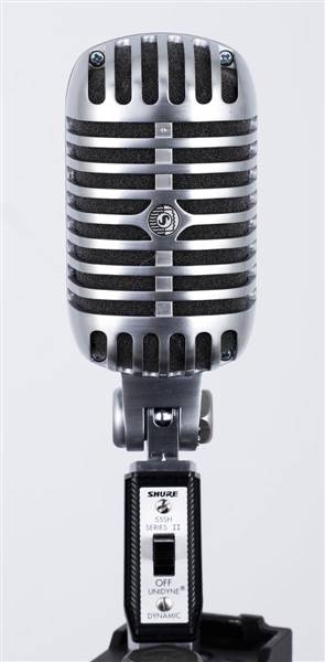 Diana Krall and Donny/Marie Osmond Signed Shure 55SH Series II "Vintage Style" Microphones (2) - Both JSA Certified