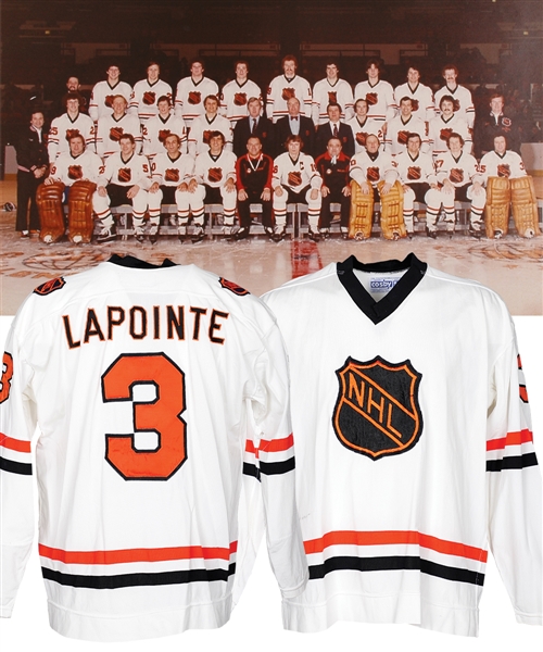 Guy Lapointes 1979 Challenge Cup NHL All-Stars Game-Worn Jersey