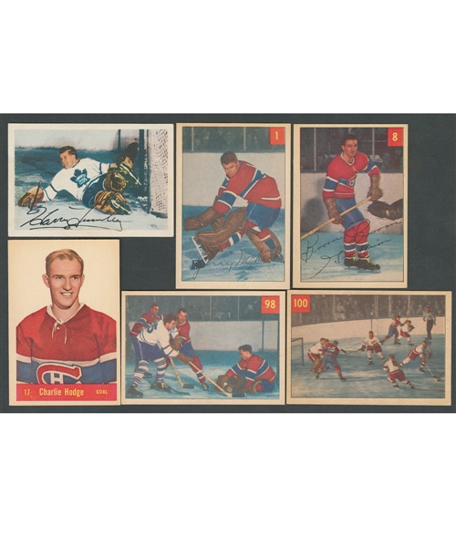 1951-52 to 1963-64 Parkhurst Hockey Card Collection of 46 Including Numerous Action Cards and Goalie Cards
