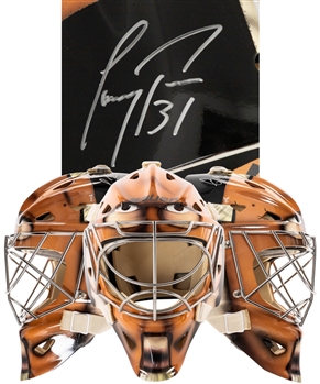 Carey Price 2011 Heritage Classic Montreal Canadiens Signed Limited-Edition Goalie Mask #31/31 by Artist David Arrigo