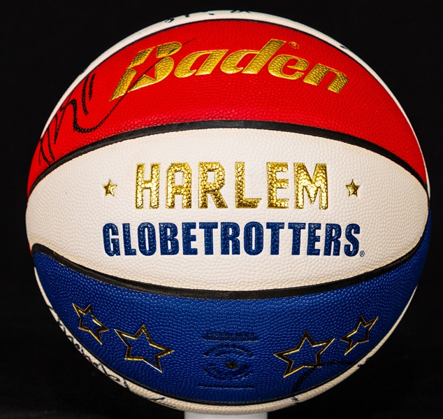 Harlem Globetrotters Multi-Signed Basketball - JSA Certified