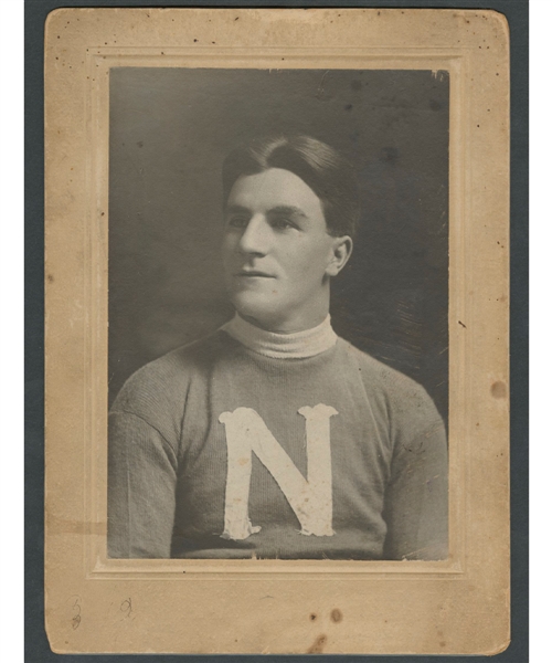 HOFer Jack Laviolette Early-1900s Montreal Nationals Hockey Club Vintage Cabinet Photo