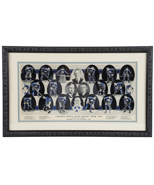 Toronto Maple Leafs 1931-32 Stanley Cup Champions Framed Team Photo (14" x 23")