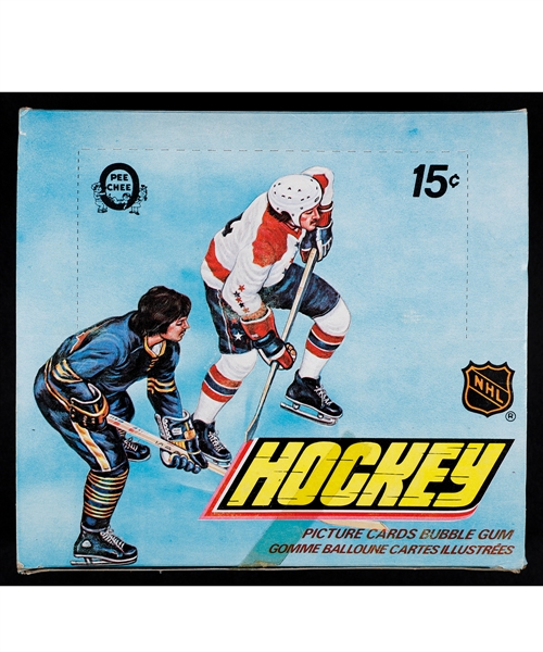 1977-78 O-Pee-Chee Hockey Wax Box with 48 Opened Packs