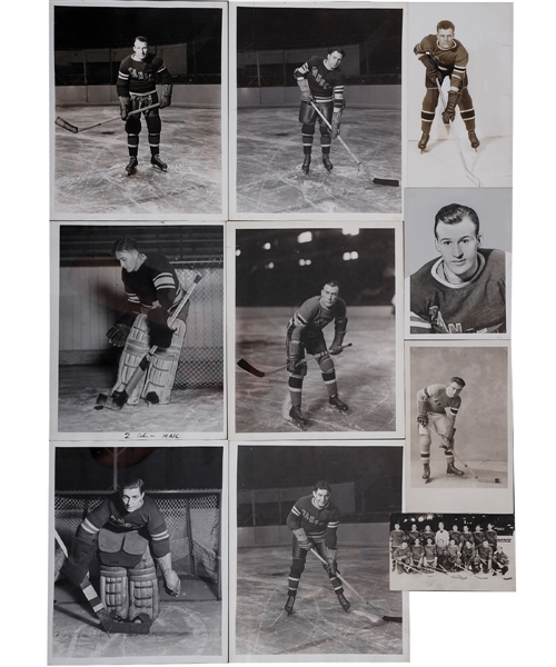 Vintage 1930s-1950s New York Rangers Photo Collection of 150+ Originating from the Files of Maple Leafs Gardens