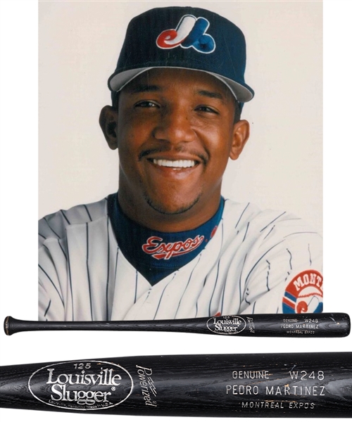 Pedro Martinezs Mid-1990s Montreal Expos Louisville Game-Used Bat for Charity