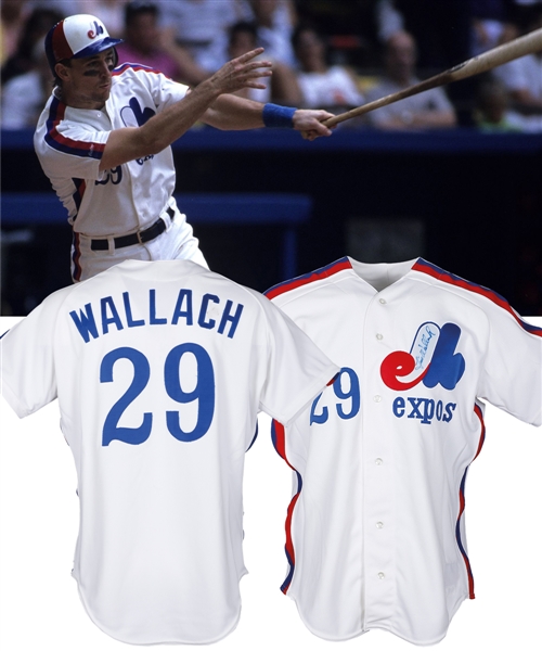 Tim Wallachs 1991 Montreal Expos Signed Game-Worn Jersey 
