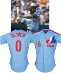 Al Olivers 1982 Montreal Expos Game-Worn Jersey - 1982 All-Star Game Patch!