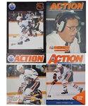 Edmonton Oilers / Wayne Gretzky Program Collection of 95+ Including 1st NHL Goal Program, 1st NHL Hat Trick Program, 500th Goal Program, 1,000th NHL Point Program, 1851st NHL Point Program and More!