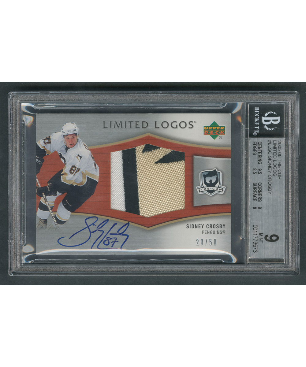 2006 Hot Prospects Prized Prospects Sidney Crosby Autograph Jersey #276  /199