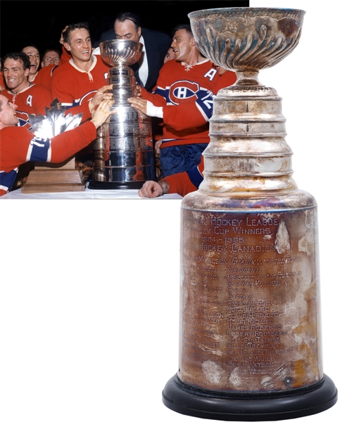 Original Montreal Canadiens 1964-65 Stanley Cup Championship Trophy (13”) 