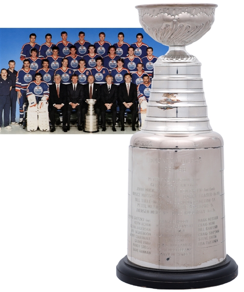 Edmonton Oilers 1987-88 Stanley Cup Championship Trophy (13") 