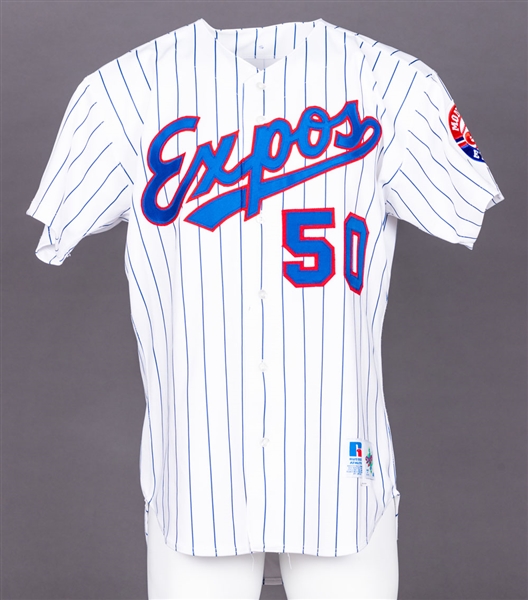 Geoff Blums 1999 Montreal Expos Game-Worn Home Jersey