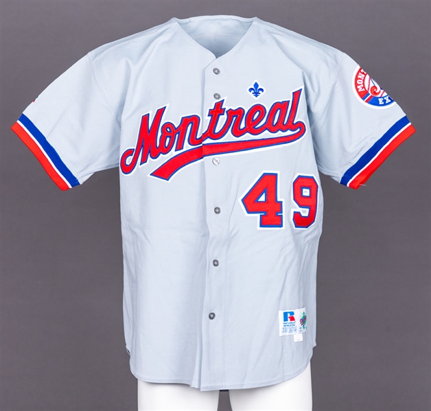 Jeremy Powells Late-1990s Montreal Expos Game-Worn Road Jersey