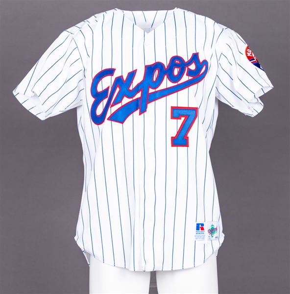 F.P. Santangelos Mid-1990s Montreal Expos Game-Worn Home Jersey