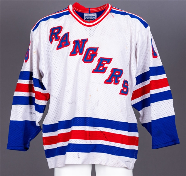 Rob Graham’s 1987-88 IHL Colorado Rangers Game-Worn Jersey Plus 1987-88 Colorado Rangers Equipment Bag
