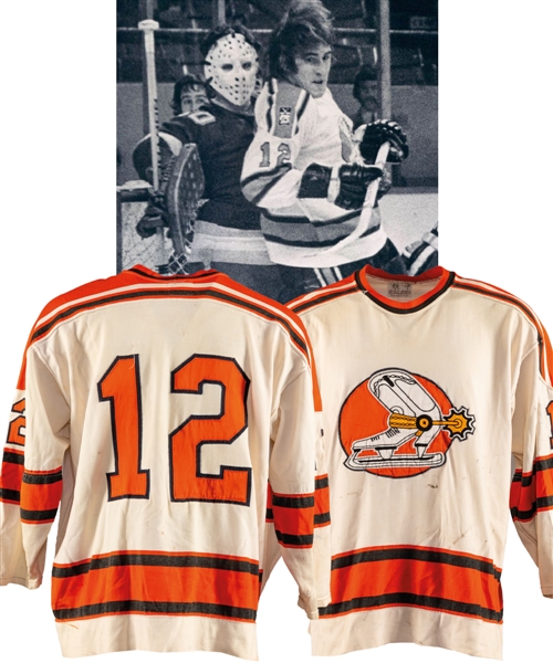 Warren "Butch" Williams 1972-73 and Bob McCords 1973-74 WHL Denver Spurs Game-Worn Jersey
