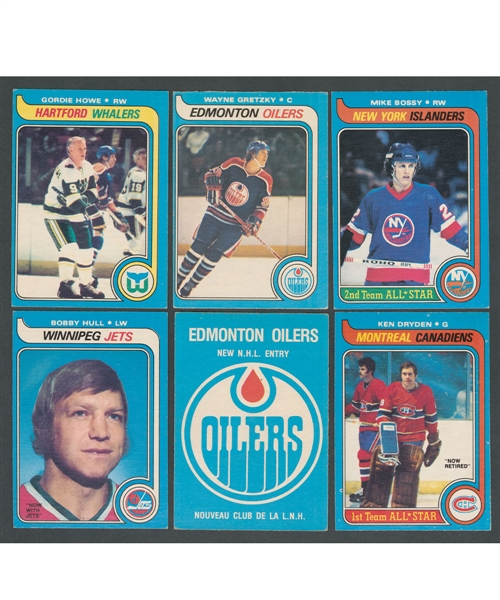 1979-80 O-Pee-Chee Hockey Complete 396-Card Set with Wayne Gretzky Rookie Card
