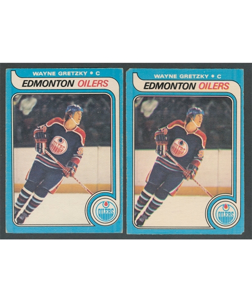 Wayne Gretzky Hockey Card Collection of 275+ Including 1979-80 O-Pee-Chee Rookie Cards (2)
