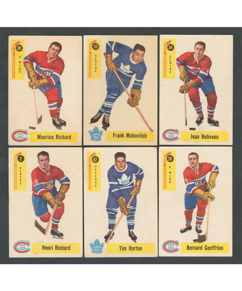 1958-59 Parkhurst Hockey Complete 50-Card Set