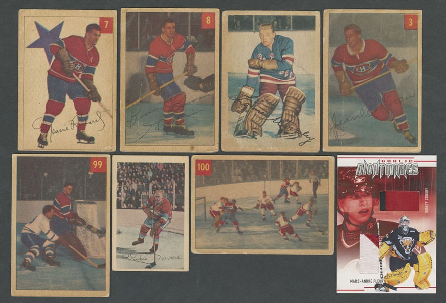 1952-53, 1953-54 and 1954-55 Parkhurst Hockey Cards (10), 1960s-1980s O-Pee-Chee and Topps Cards (23 Inc. Numerous RCs) Plus 38 Modern Cards