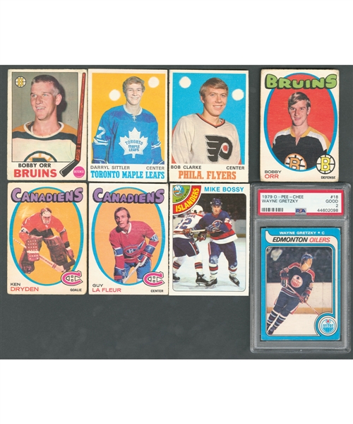 1969-70 to 1979-80 O-Pee-Chee Hockey Card Sets and Near Complete Sets (15)