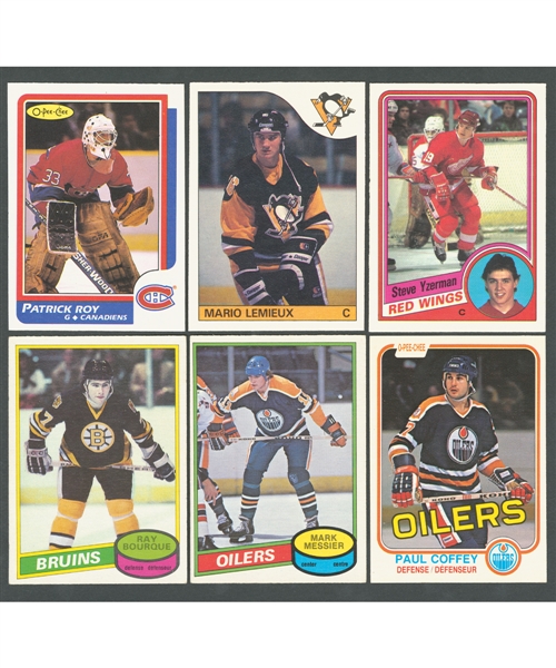 1980-81 to 1988-89 O-Pee-Chee Hockey Card Sets and Near Complete Sets (9)
