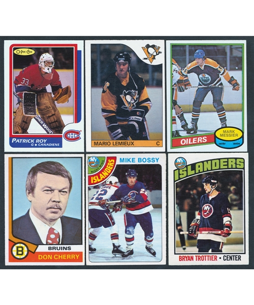 1974-75 to 1988-89 O-Pee-Chee and Topps Hockey Cards Sets and Near Complete Sets (14)