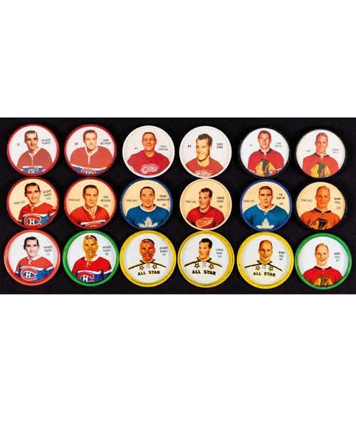 1960-61, 1961-62 and 1962-63 Shirriff Hockey Coin Complete Sets