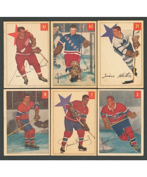 1954-55 Parkhurst Hockey Complete 100-Card Set