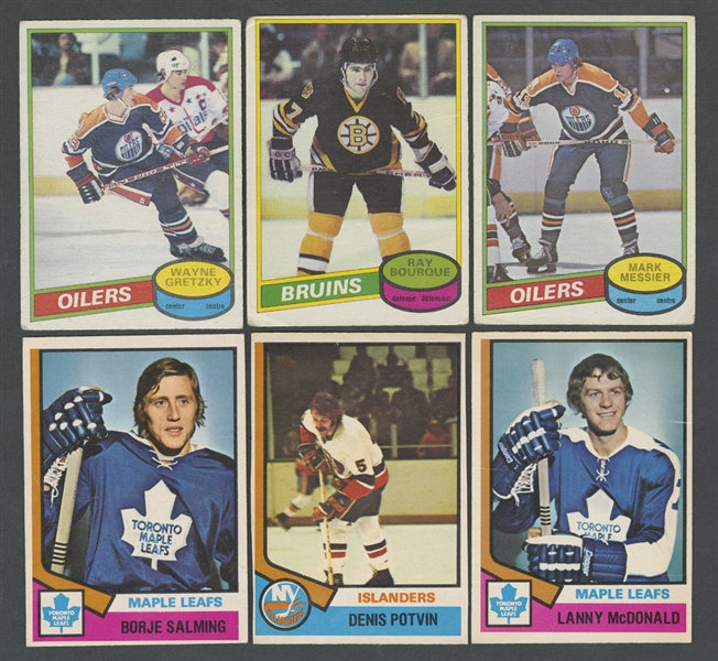 1980-81 O-Pee-Chee Hockey Complete 396-Card Set Plus 1974-75 O-Pee-Chee Starter Set (374/396)