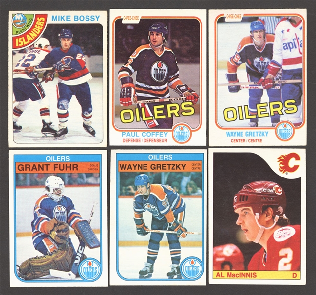 1978-79 to 1985-86 O-Pee-Chee Hockey Set and Near Complete Set Collection of 5