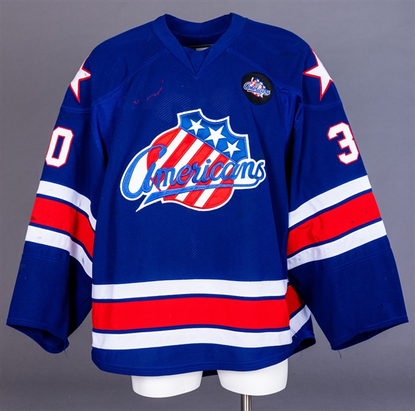 Jacob Markstroms 2010-11 AHL Rochester Americans Game-Worn Jersey - Photo-Matched!