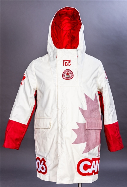 Hayley Wickenheisers 2006 Torino Winter Olympics Opening Ceremonies Team Canada Official Team Jacket Team-Signed by the Gold Medal Champions 2006 Womens Team