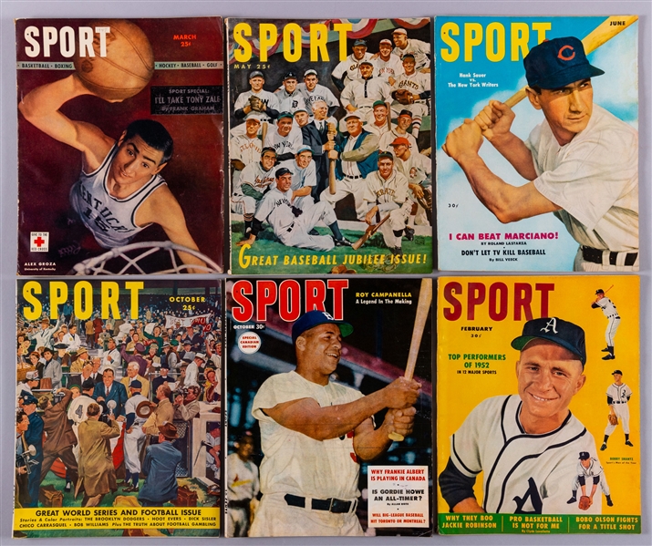 Large 1940s to 1980s Baseball Guide, Yearbook, Magazine and Book Collection of 110+